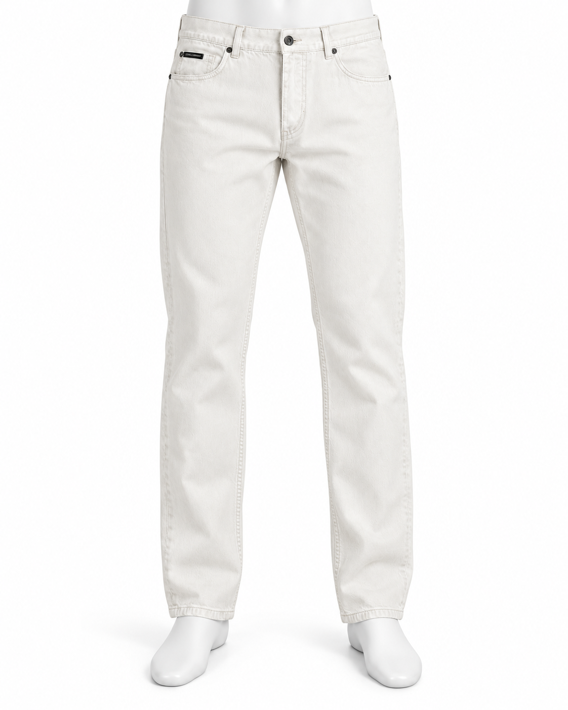 Dolce & Gabbana Denim Comfort Men’s White Jeans – Size 48 men