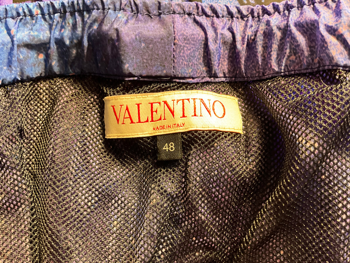 Valentino Rockstud Water Sky Men’s Swim Shorts Multicolour Size IT 48 men