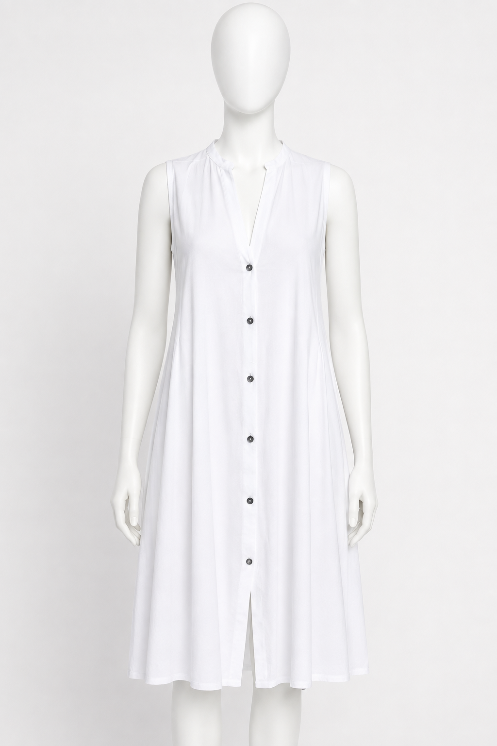 Hanro Cotton Deluxe White Sleeveless Nightdress – Size XS ladies