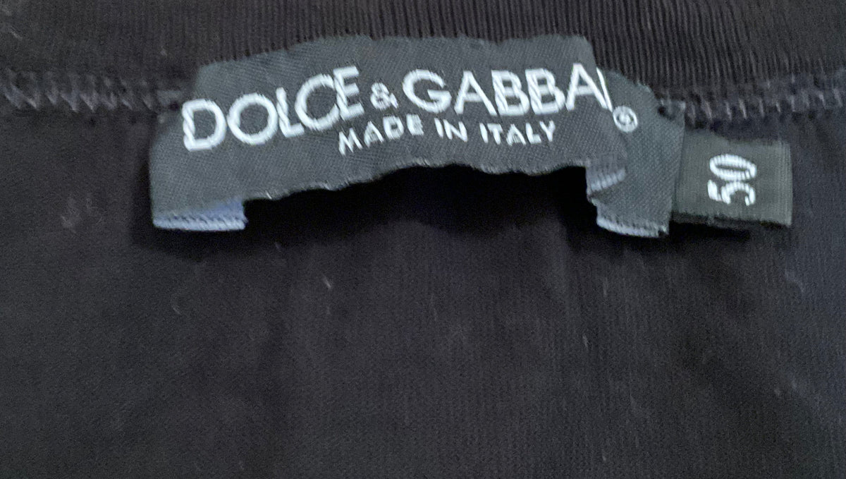 Dolce & Gabbana T-Shirt black size 50 men