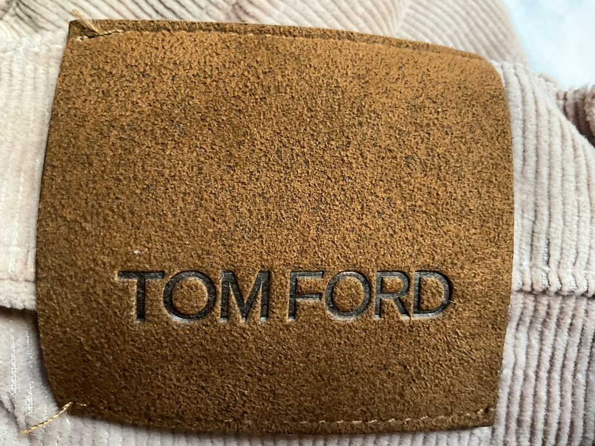 TOM FORD - Slim-Fit Stretch-Cotton Corduroy Trousers size 33 Men
