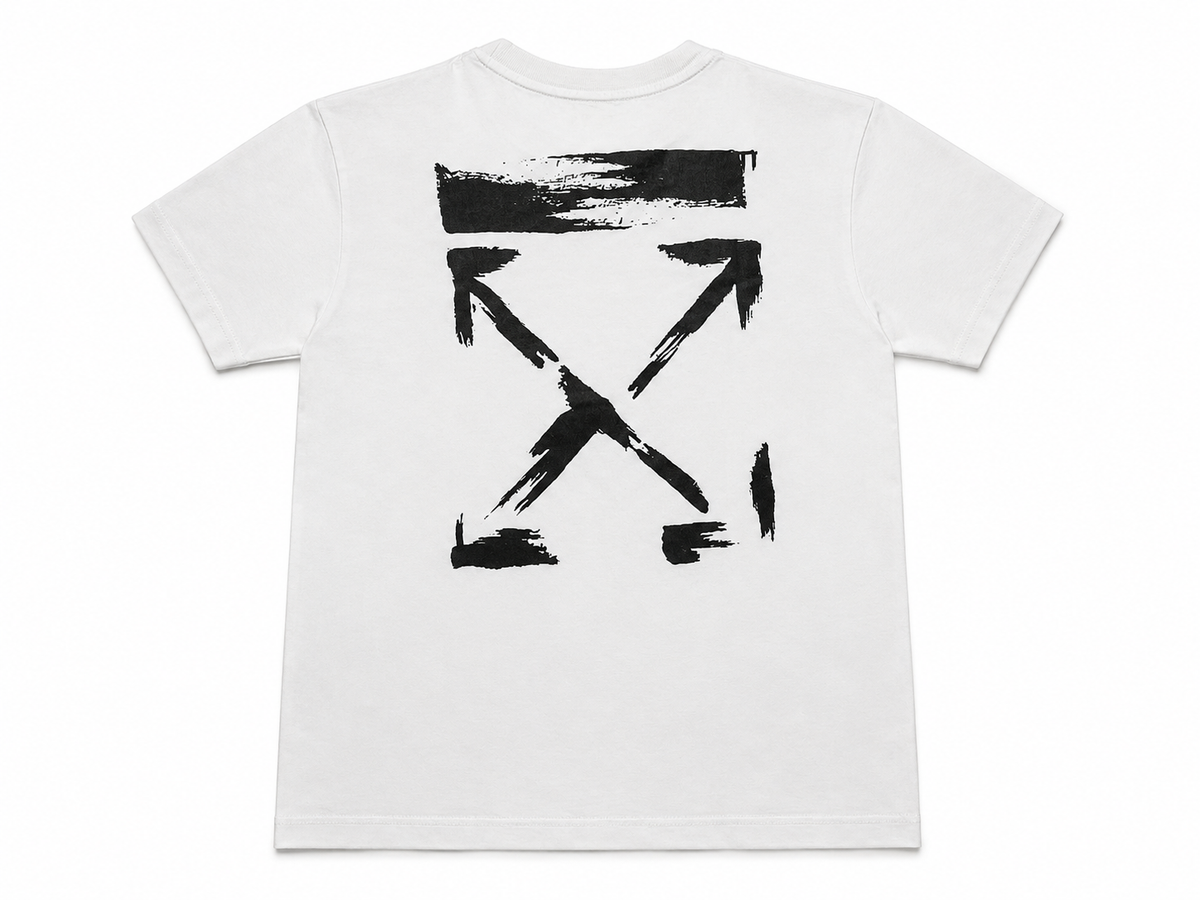 Off-White Kids White Graphic T-Shirt 8 years old children