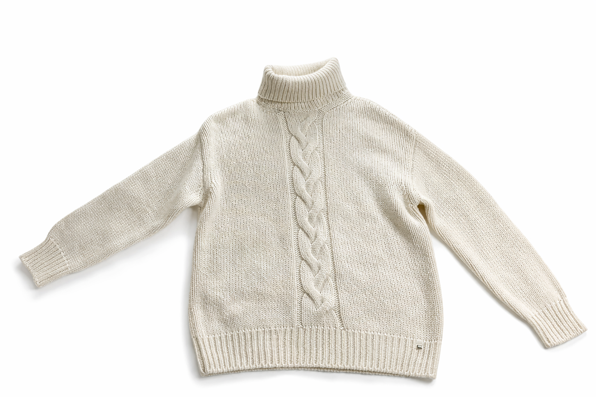 Herno White Cashmere Turtleneck Sweater Jumper Size I 38 XS ladies