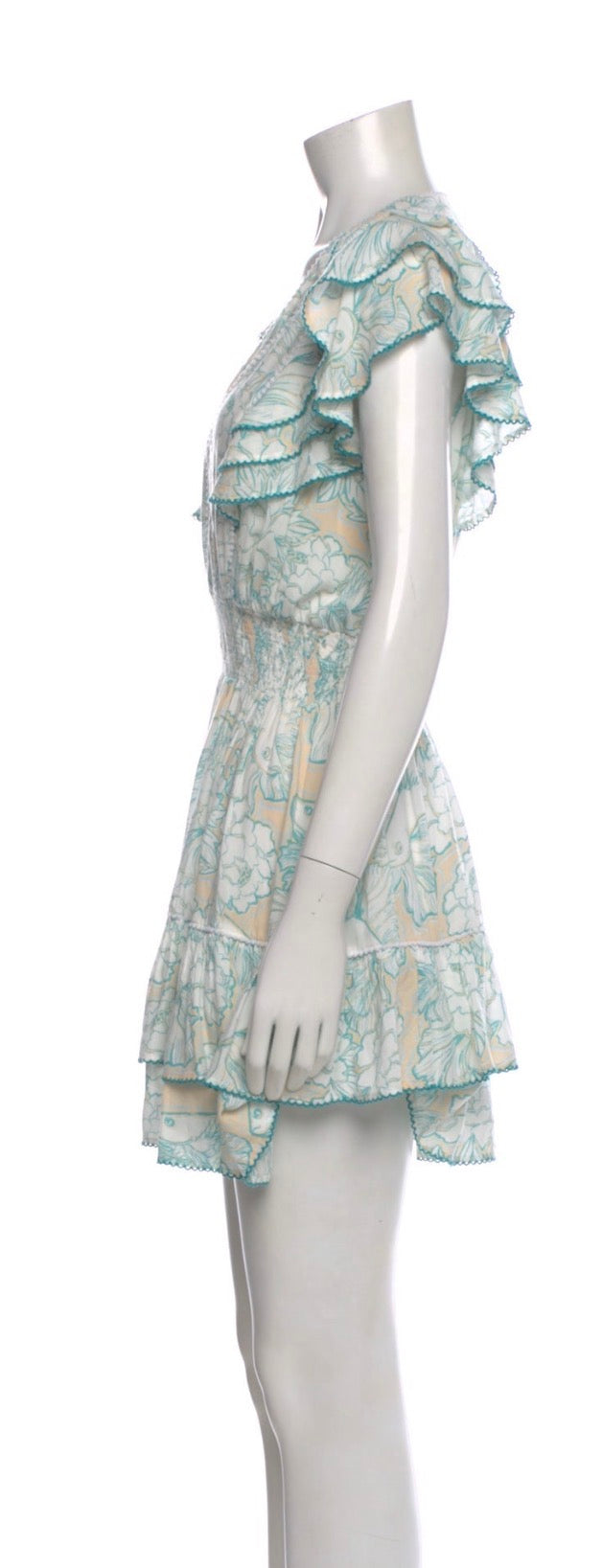 Poupette St Barth x Vilebrequin Camila Mini Dress – Hidden Fishes Print ladies