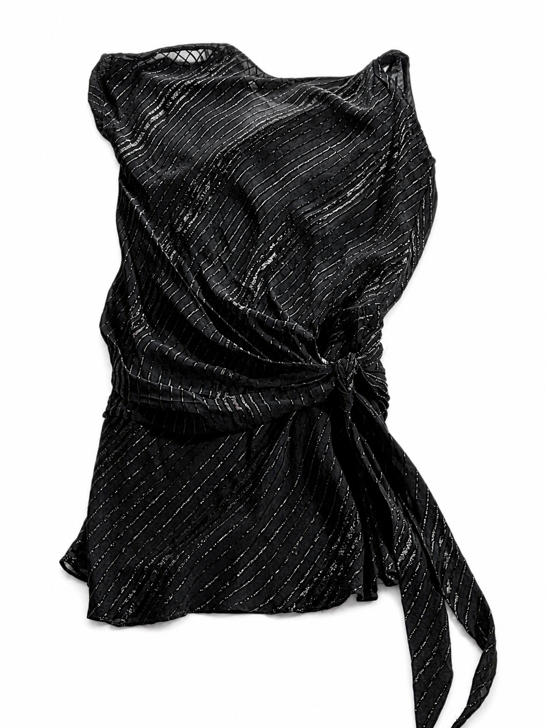 angelo katsapis BLACK DRESS SIZE UK 12 US 8 IT 44 L ladies