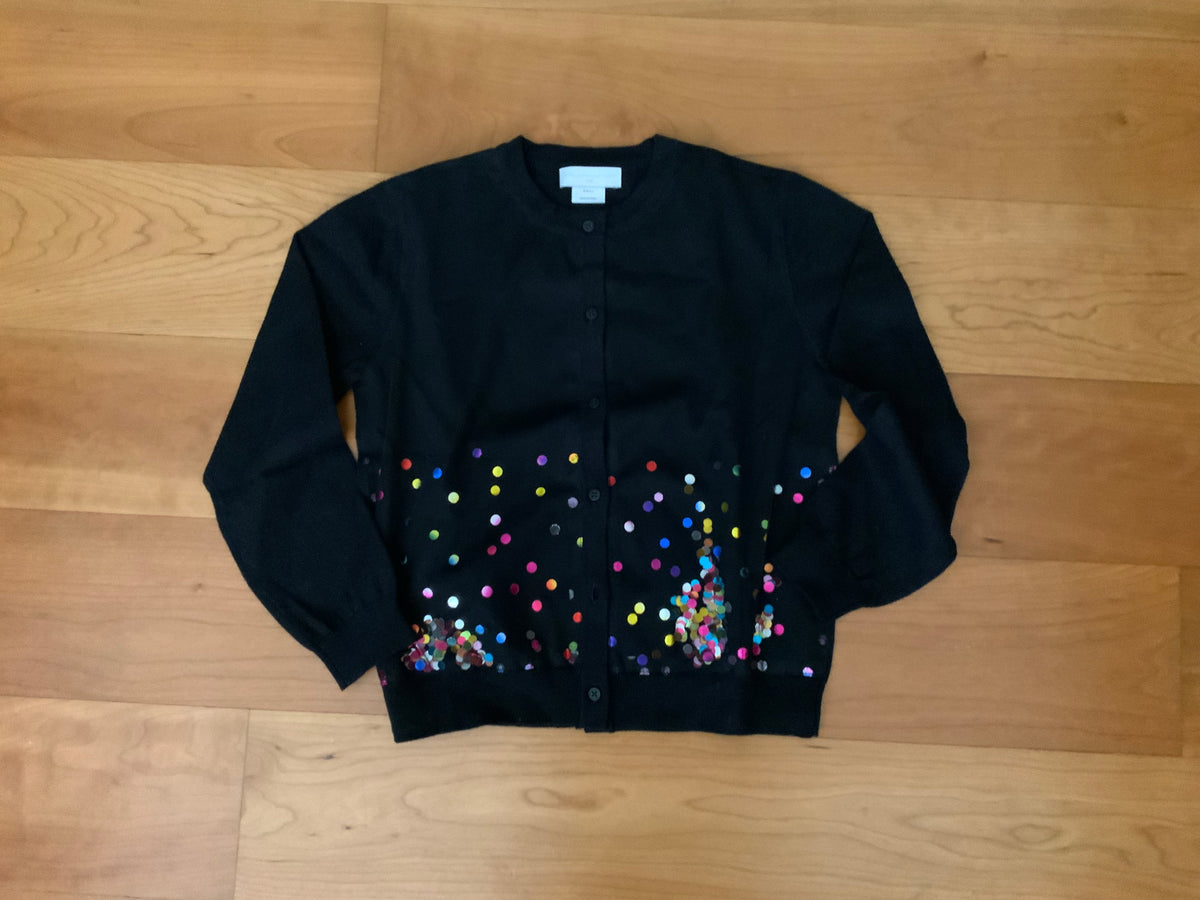 STELLA MCCARTNEY 2024 KIDS GIRLS’ Glitter Polka Dots Cardigan Size 8 years old children