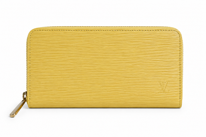 Louis Vuitton Zippy Wallet Yellow Epi Leather ladies