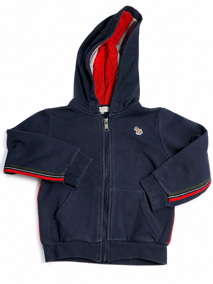 Paul Smith Junior Zip-Up Hoodie – Navy – Age 4 Years (4A) children