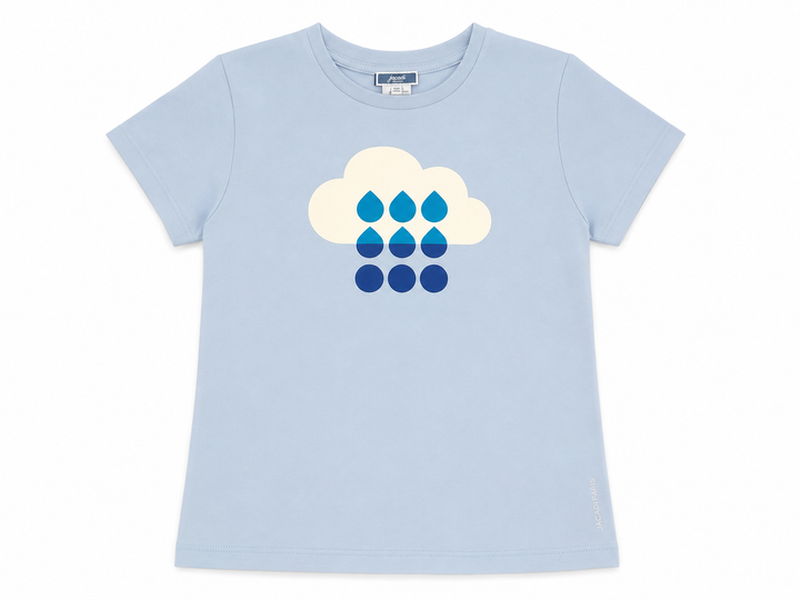 Jacadi Paris Boys’ T-Shirt – 10 Years (140 cm) – Light Blue children
