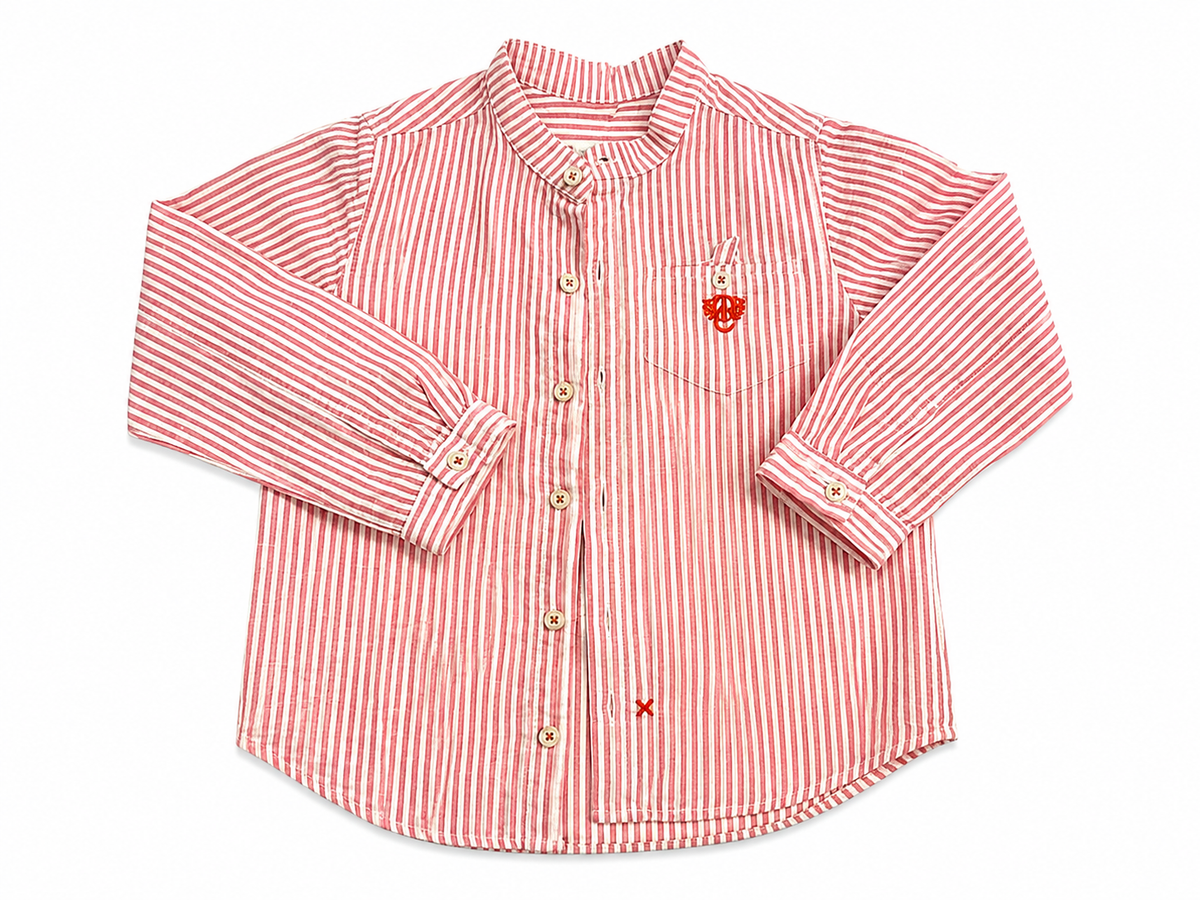 Tartine et Chocolat Striped Linen Shirt – 2 Years children