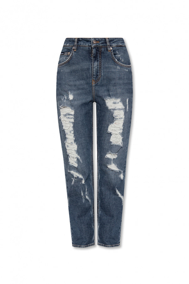 Dolce & Gabbana Boy Friend Distressed jeans size I 40 UK 8 US 4 ladies
