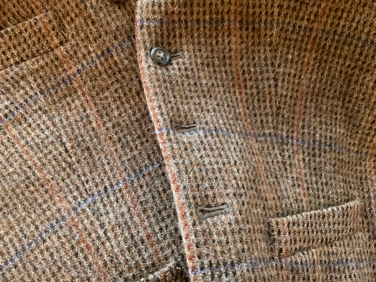 Rare Find Ralph Lauren Rugby Tweed Run Wool Alpaca Brown Best RARE Size 0 XXS ladies