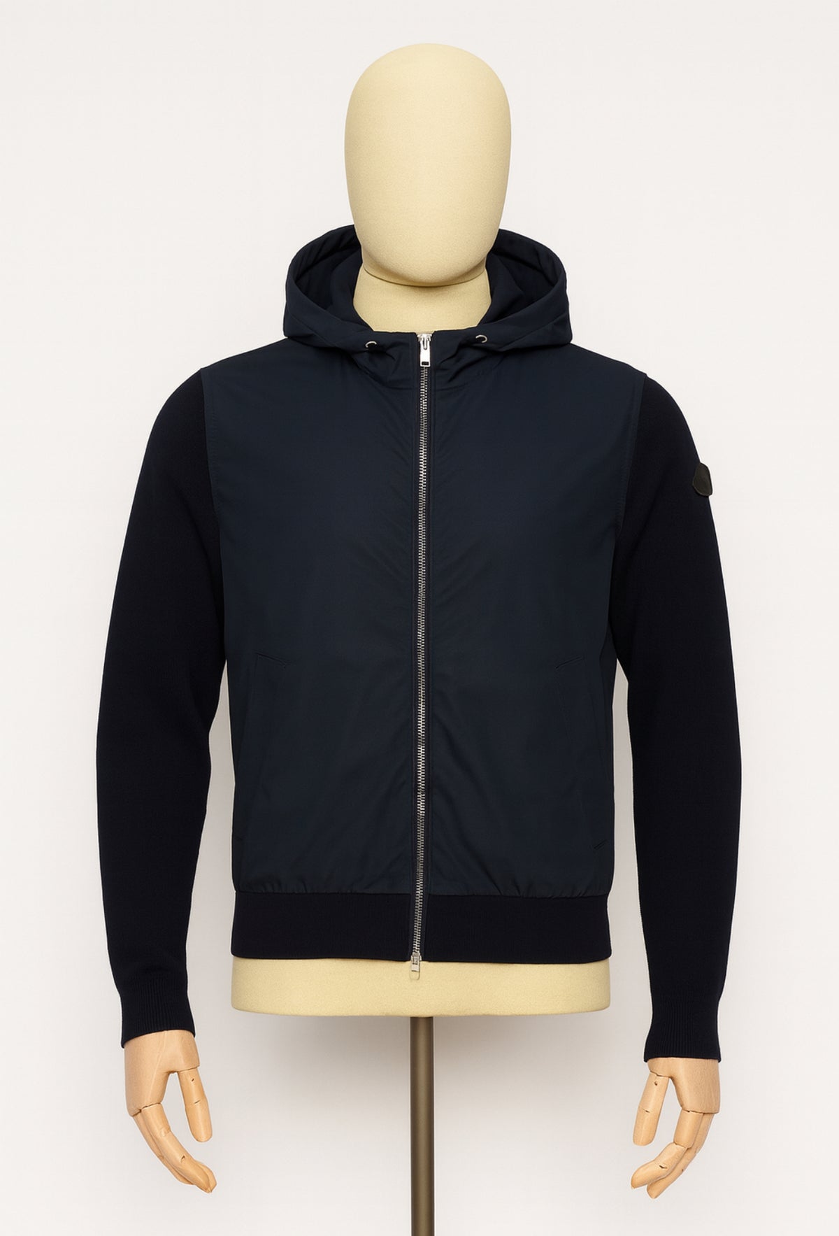 Moncler Tricot Cardigan Navy Blue Wool Size L large Men