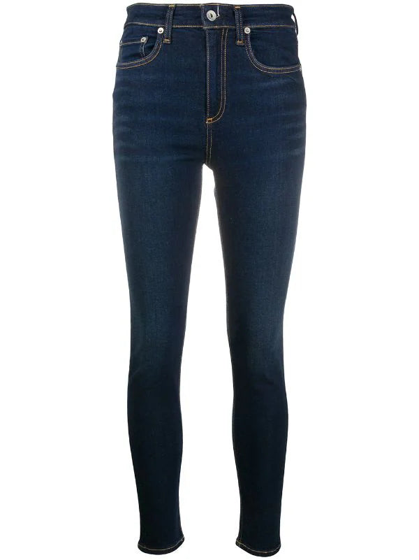 Rag & Bone / JEAN high-rise skinny-fit jeans denim size 27 ladies