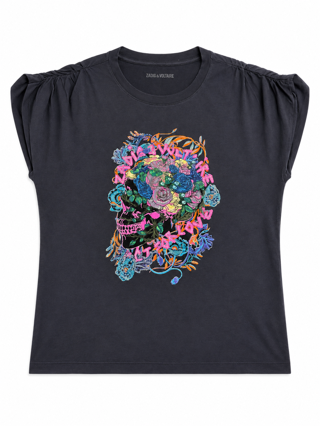 Zadig & Voltaire Graphic Cotton T-Shirt ladies