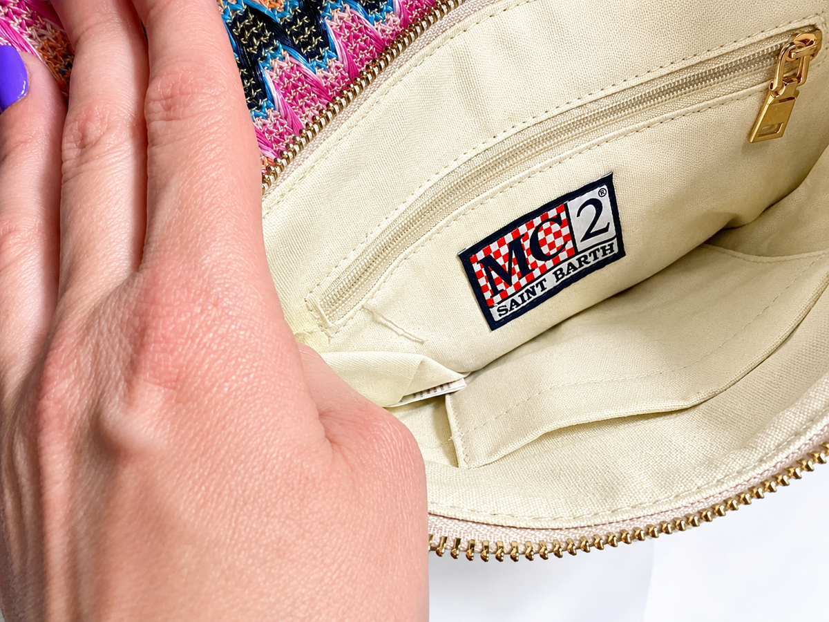 MC2 Saint Barth Woven Clutch Bag