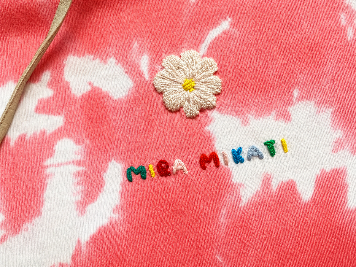 Mira Mikati Pink Tie-Dye Oversized T-Shirt – EU 40 ladies