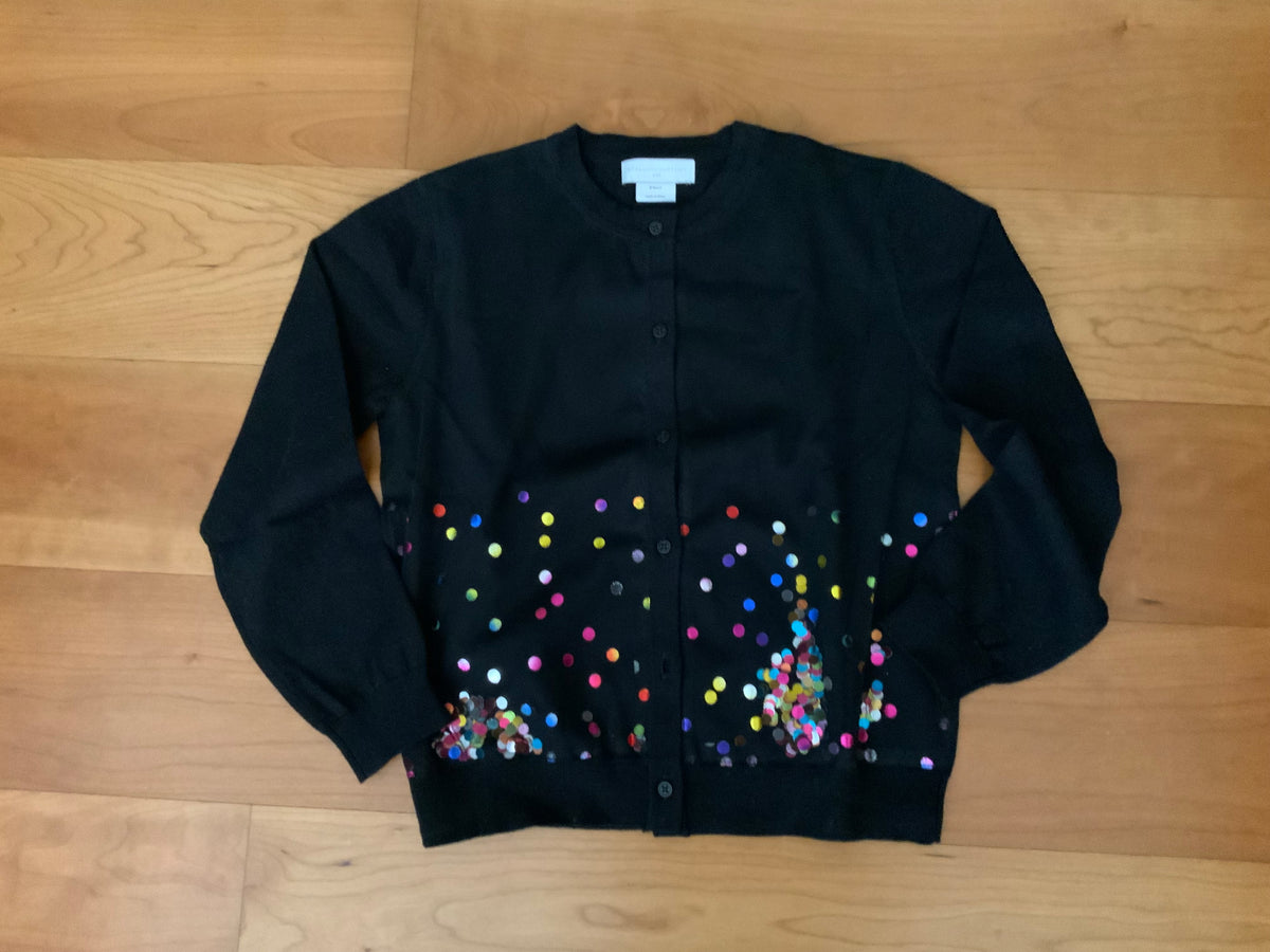 STELLA MCCARTNEY 2024 KIDS GIRLS’ Glitter Polka Dots Cardigan Size 8 years old children