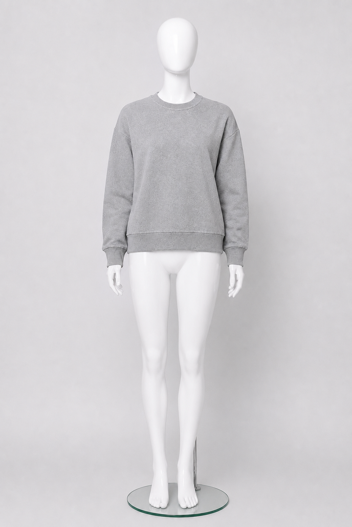Zadig and Volatire Livia CO Grey Knit Sweater size M medium ladies