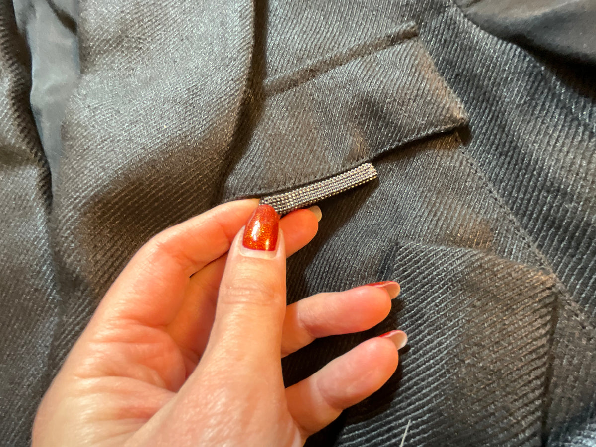 Brunello Cucinelli Black Linen & Silk Blazer Monili size I 40 UK 8 US 4 S small ladies