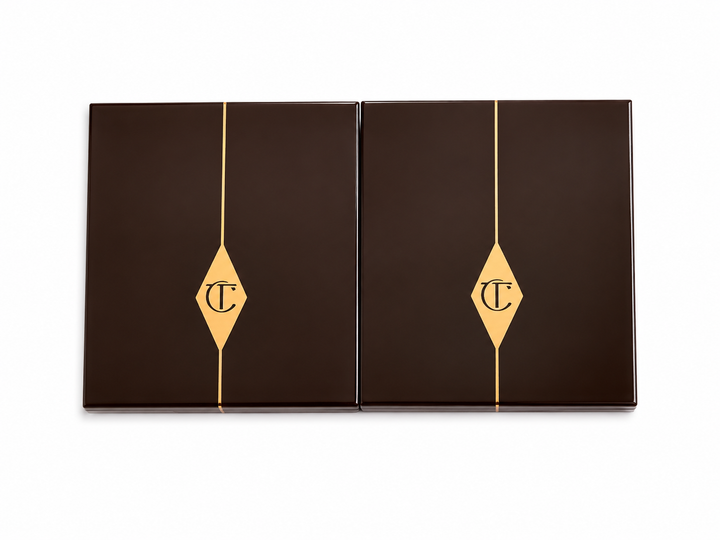 Lot of 2 Charlotte Tilbury Luxury Eyeshadow Palettes – Exagger-Eyes & The Rock Chick ladies
