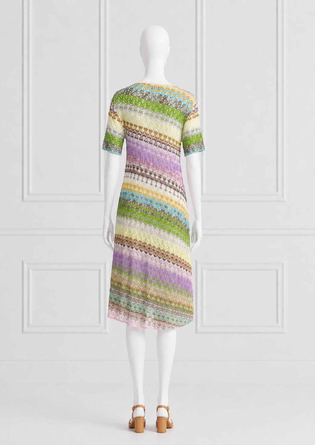 Missoni Striped Midi Dress – IT 42 / UK 10 / US 6 ladies