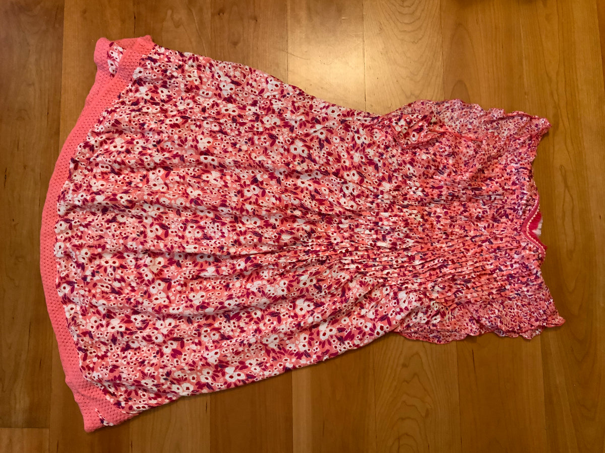 Poupette St. Barth Women's Sleeveless V-Neck Embroidered Neck Dress Size S small ladies