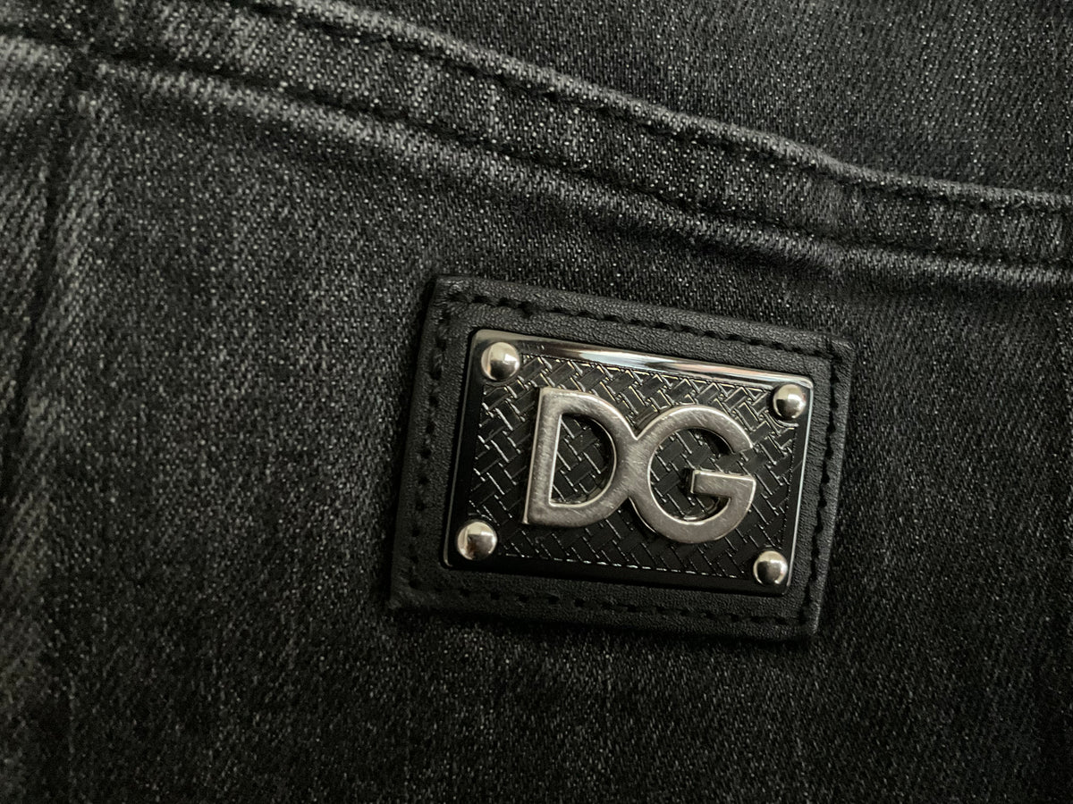 Dolce & Gabbana logo skinny jeans denim size I 48 men
