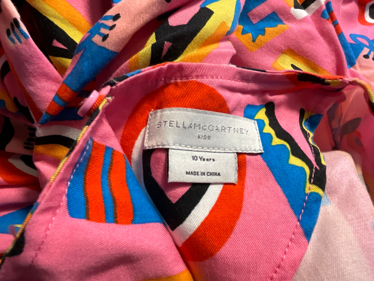 Stella McCartney Kids Multicolour Print Dress 10 years old children