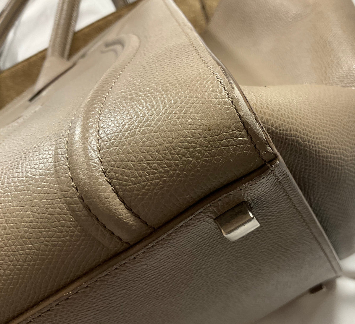 Céline Celine Medium Phantom Luggage Taupe Bag Handbag Ladies