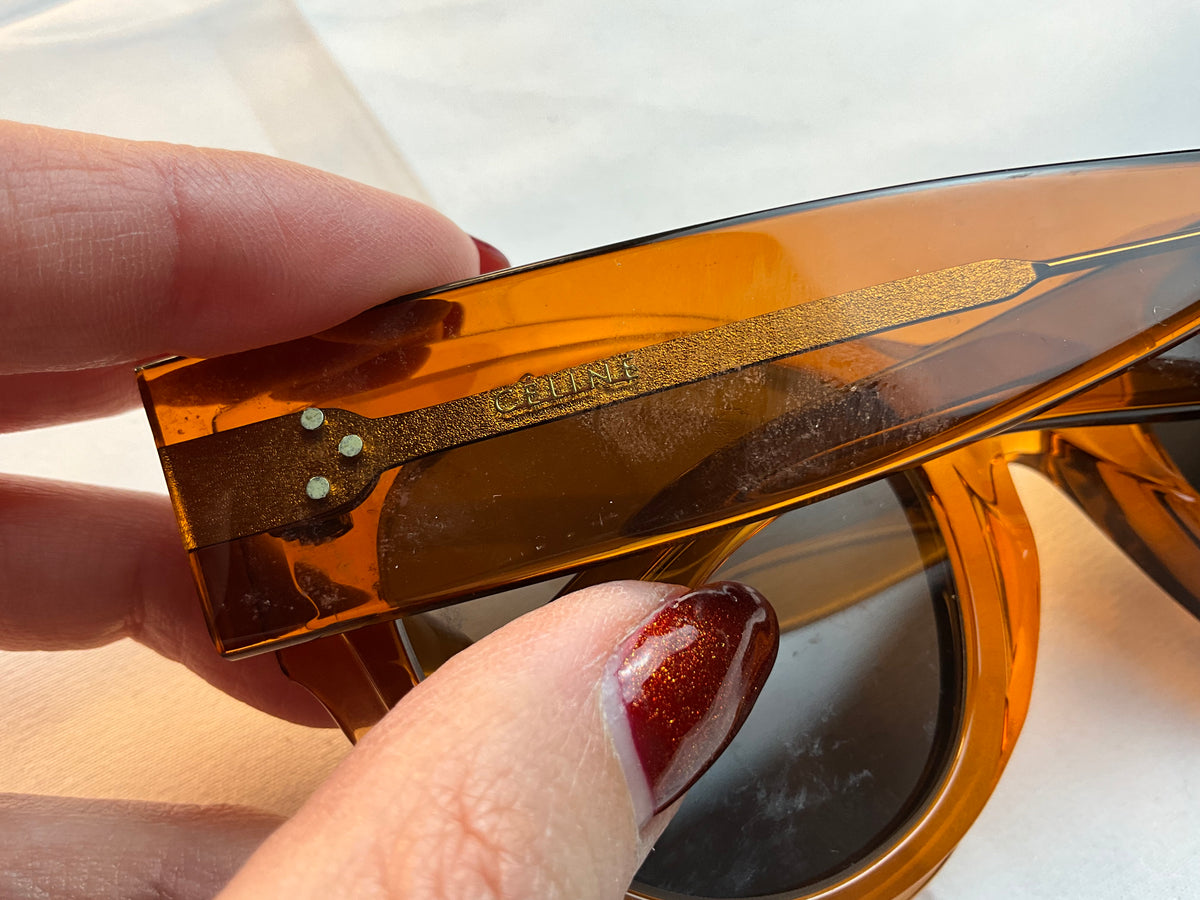 Celine Paris CL 41447/S L7Q/IR Sunglasses in Brown Ladies