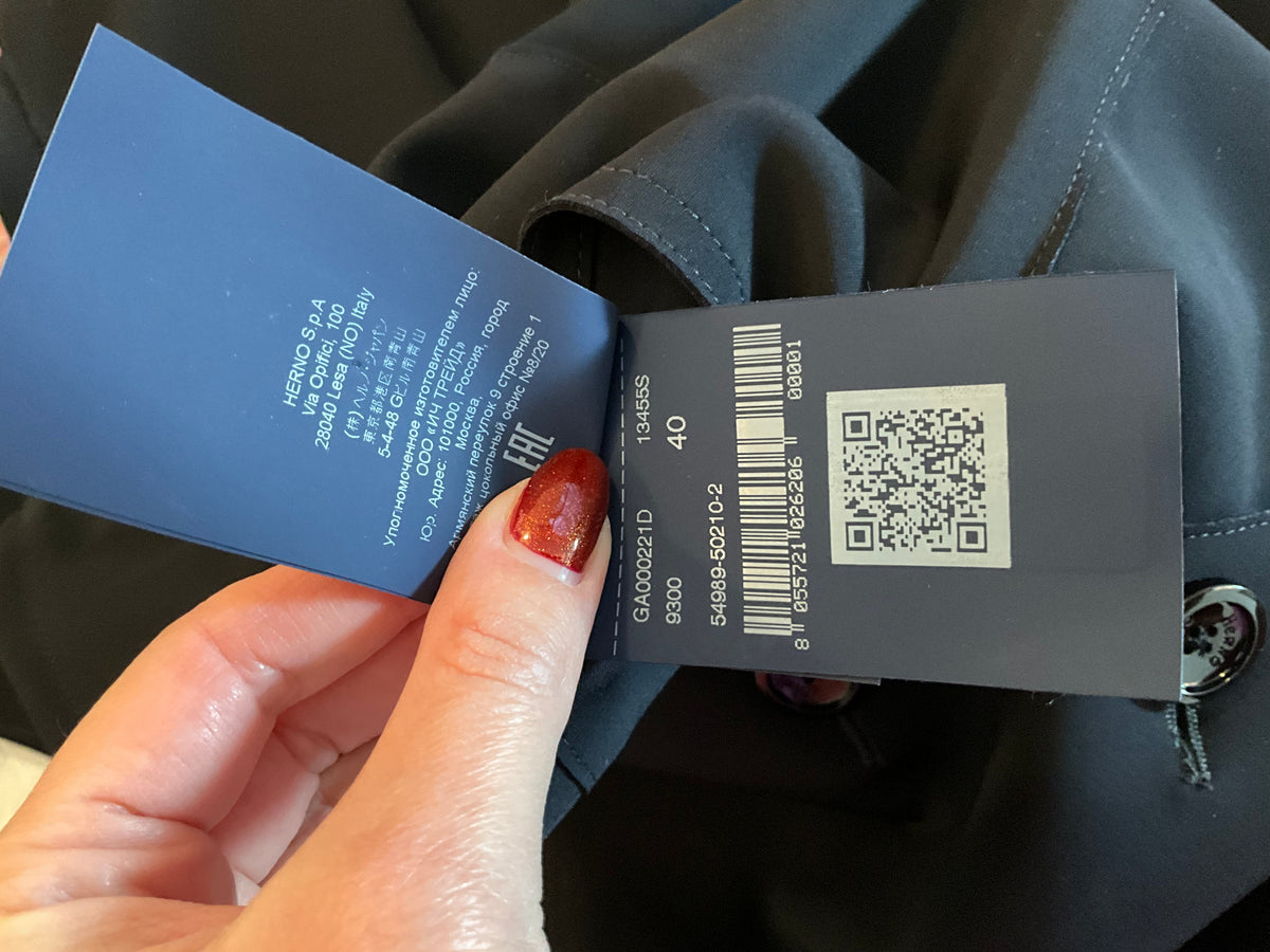 Herno Waterproof Black Blazer Jacket Size I 40 UK 8 US 4 ladies