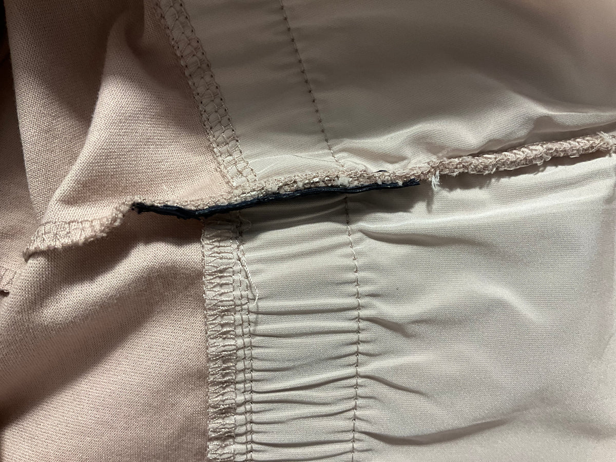 Herno Flounced T-shirt in pink/beige ladies