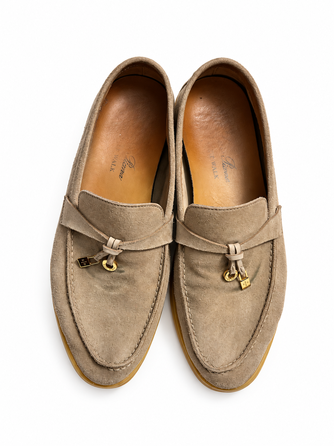 Loro Piana Summer Walk Suede Leather Loafers – Size 36 ladies