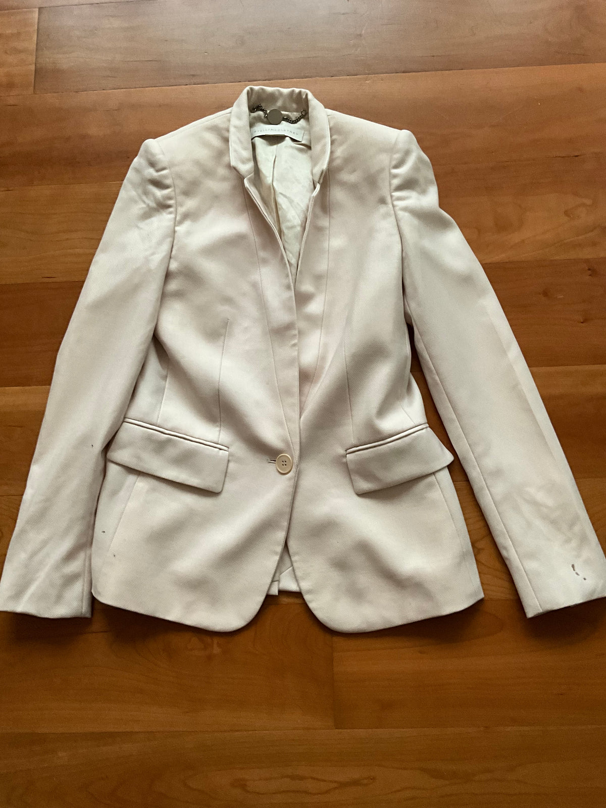 STELLA MCCARTNEY Wool Blazer Jacket SZ I 34 XXS ladies