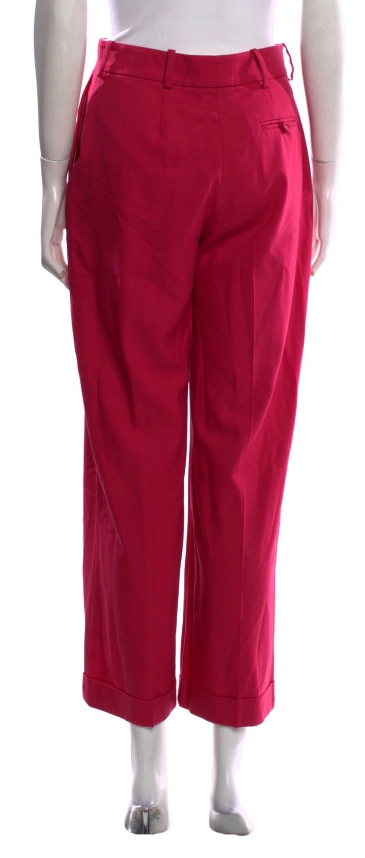 Racil Barbie Pink Wool 2-Pieces Pants Suit Size F36-38 ladies