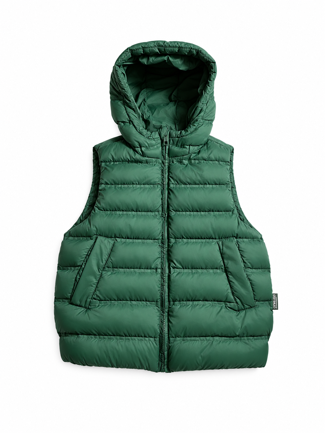Zara Kids Green Hooded Puffer Vest / Gilet – 6–7 Years / 122 cm children