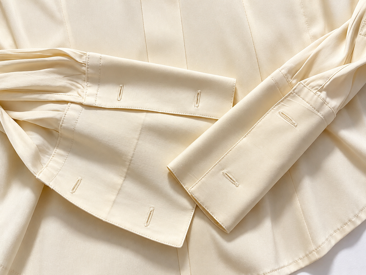 Loro Piana Women’s Ivory Silk Blouse Shirt – Size IT 38 / XS ladies