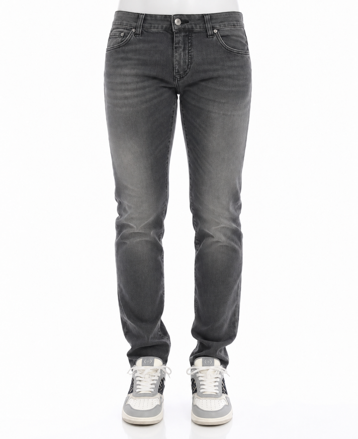 Dolce & Gabbana Men’s Grey Stone Washed Skinny Jeans – Size 50 men