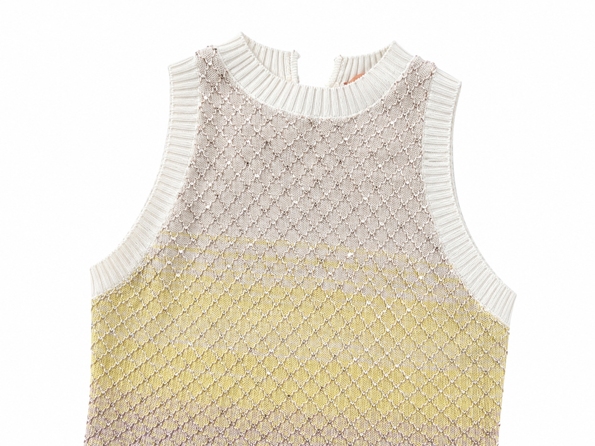 Missoni Ombre Sequin Knit Mini Dress – Size IT 42 ladies
