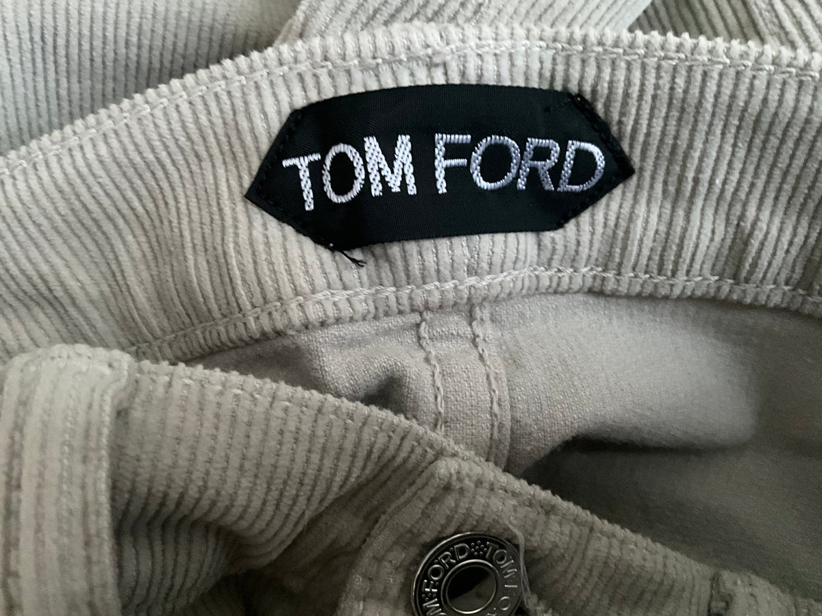 TOM FORD - Slim-Fit Stretch-Cotton Corduroy Trousers size 33 Men