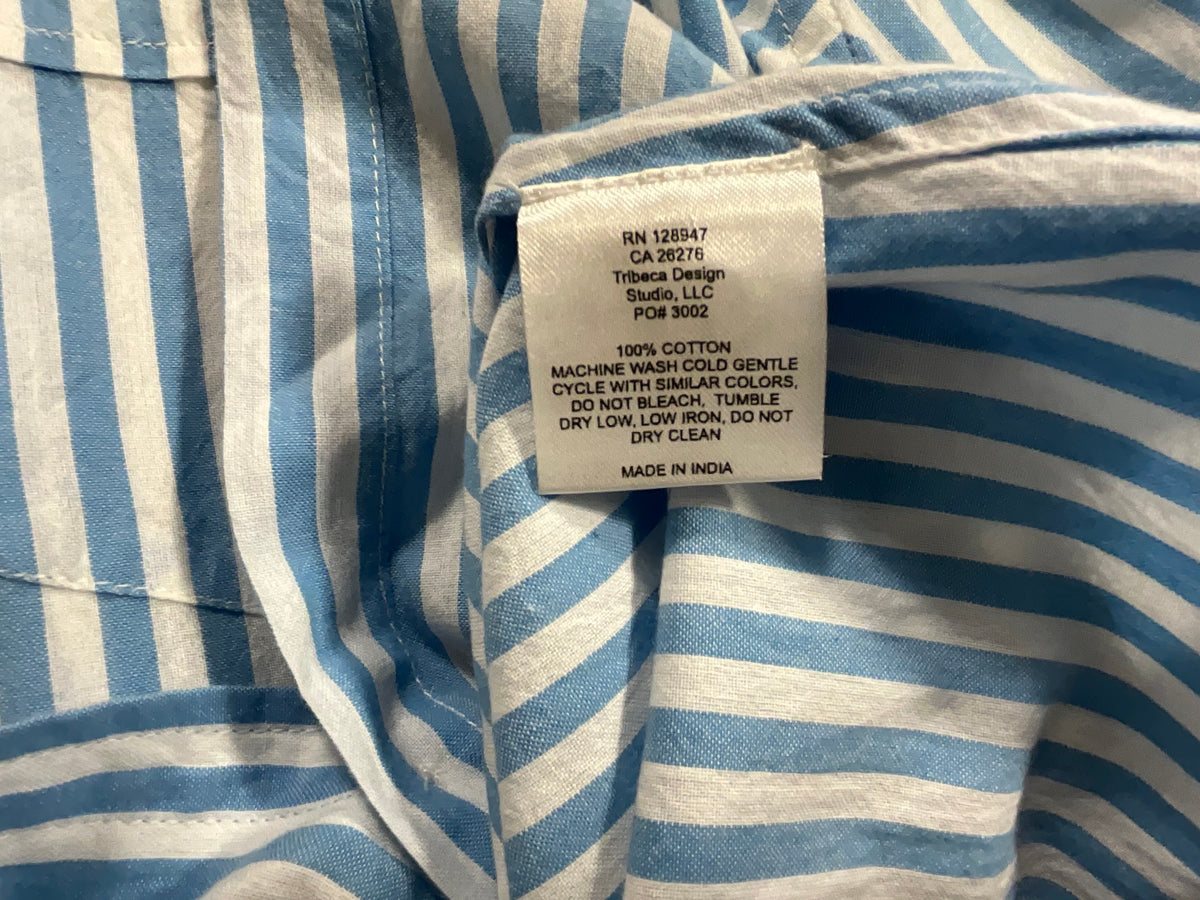 Nili Lotan Striped Long Sleeve Button-Up Shirt size XS ladies