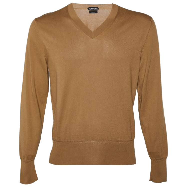 Tom Ford Cotton & Silk Knit Sweater Jumper Size 50 men