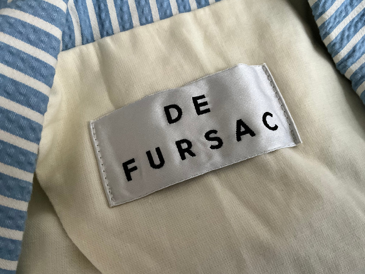 DE FURSAC STRIPS PATTERN BLAZER JACKET SIZE 50 MEN