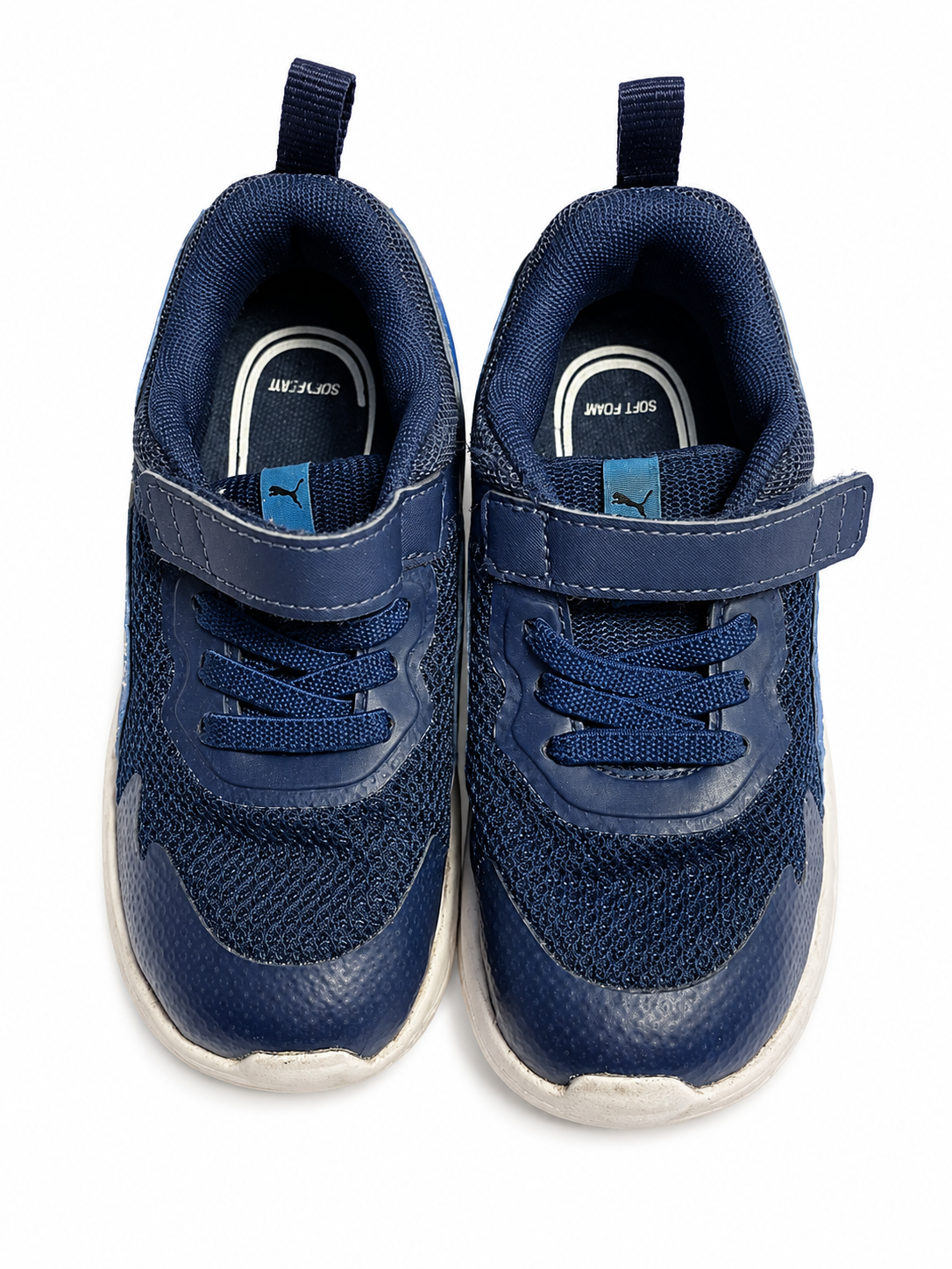 Puma Navy Blue Kids Trainers EU 26 children