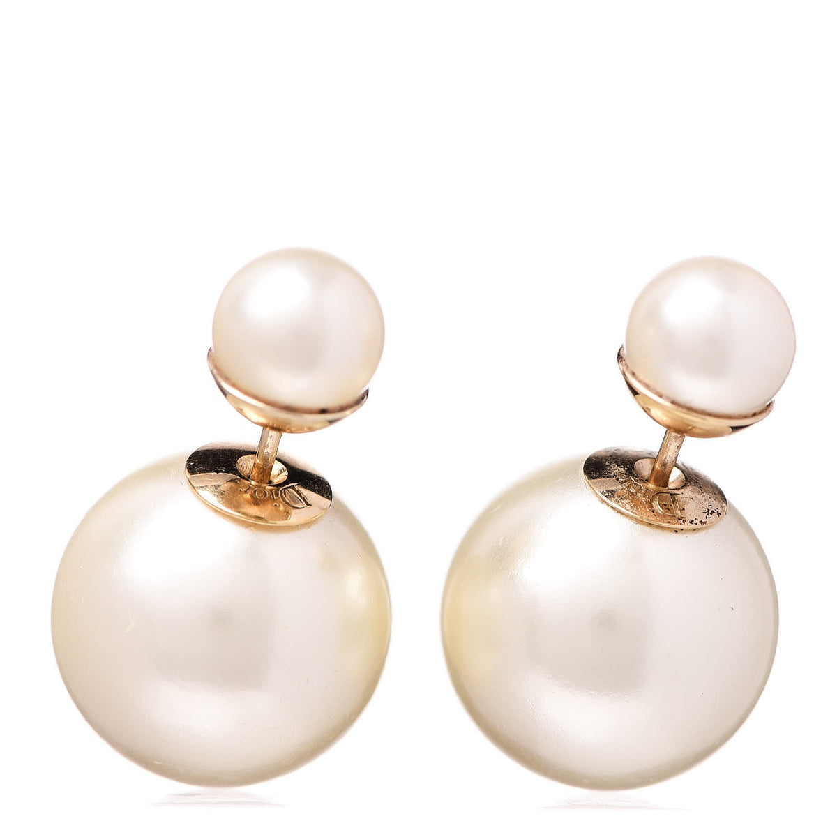 Christian Dior Pearl Mise En Dior Tribal Earrings ladies