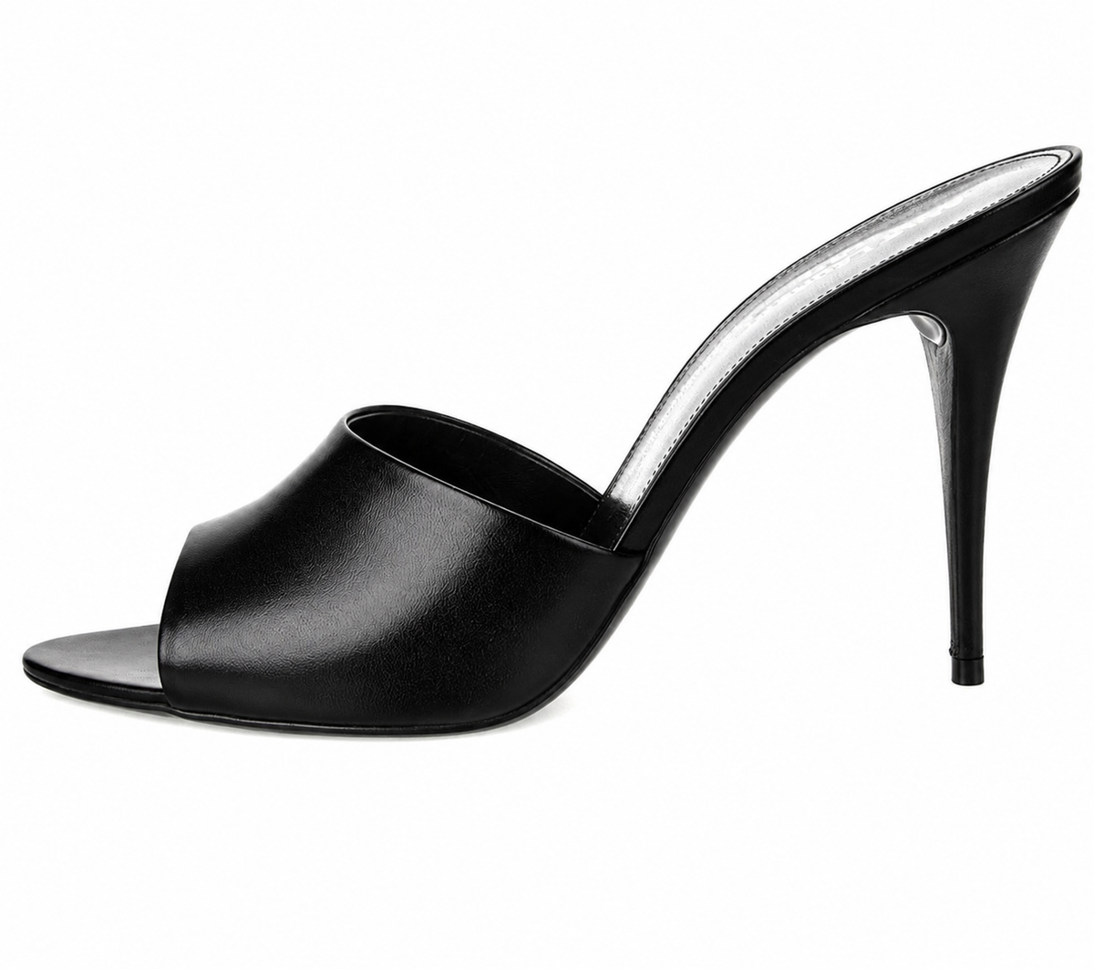 Saint Laurent LA 16 Leather Mules – Black – EU 39 ladies