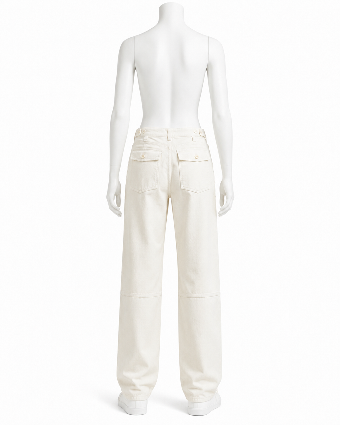 Polo Ralph Lauren The Ricky Pant Ecru Cotton Trousers – Size US 6 ladies