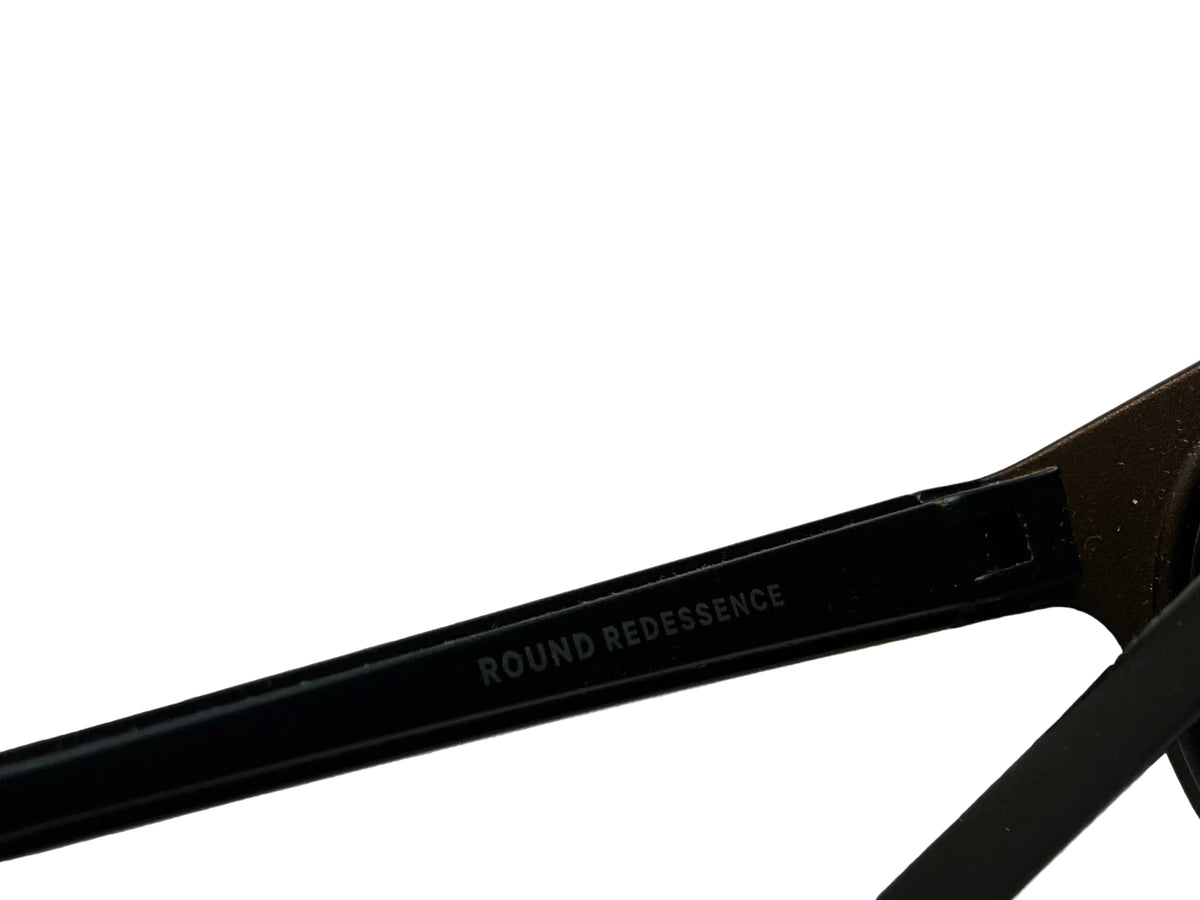 23 degrees 23° Round Zero rnd0 01 Mt Black Redessence Sunglasses men