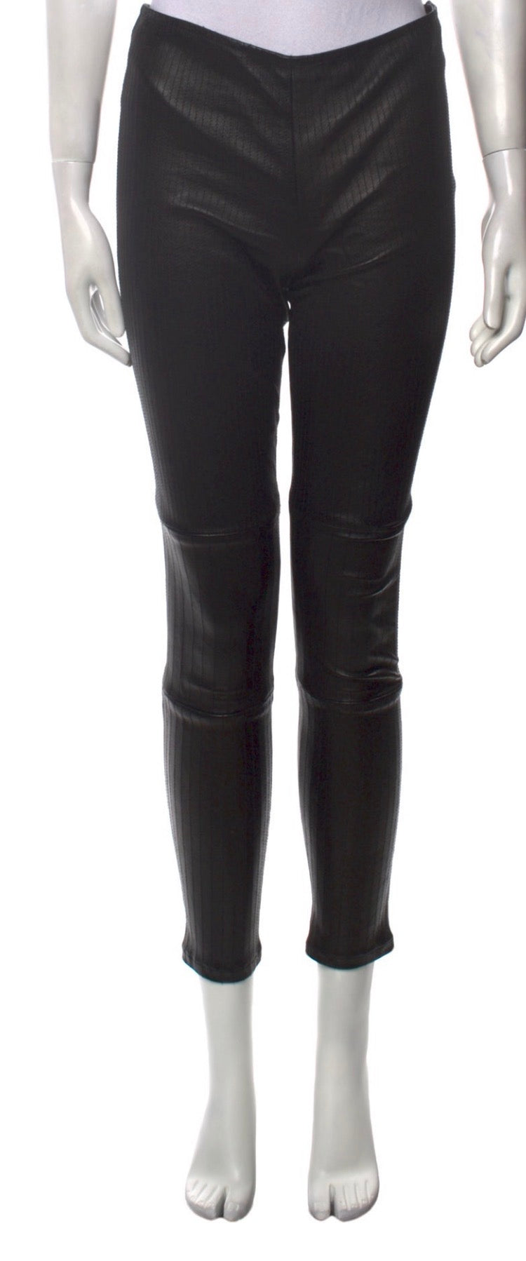 THE ROW SKINNY MOTO LEATHER LEGGING PANTS TROUSERS SIZE S SMALL LADIES